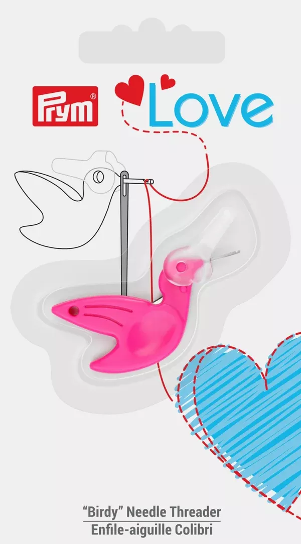 "Birdy" Needle Threader with Thread Cutter