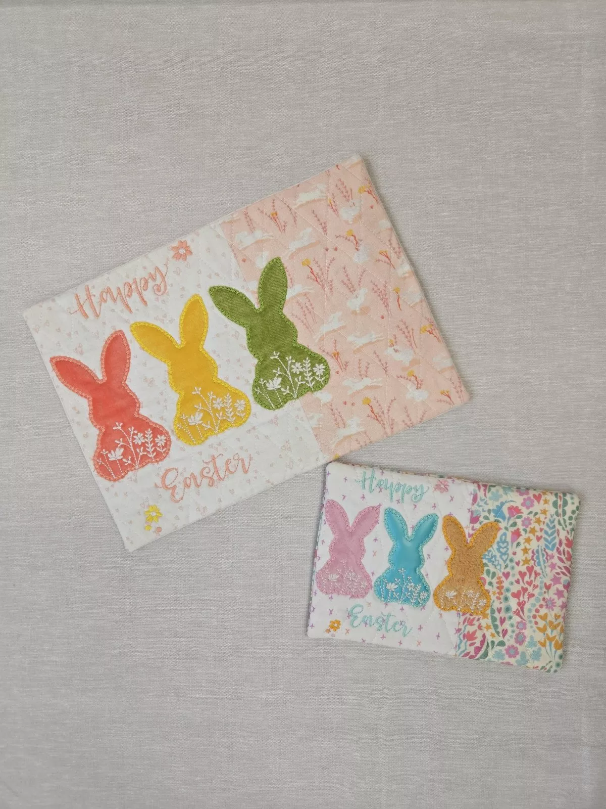"Bunny Silhouette" Mug Rug Sample/Large (Kimberbell)(Sample Sale)