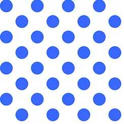 DOTS & STRIPES - LARGE DOT 28894 ZB WHITE/ROYAL