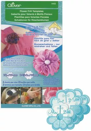 Flower Frill Mini and Extra Small Sizes Template