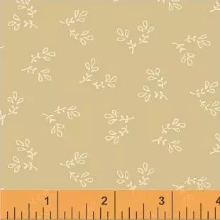 Honey Maple, Leaf Spray Oak Cotton by Whistler Studios for Windham Fabrics : 50745-6