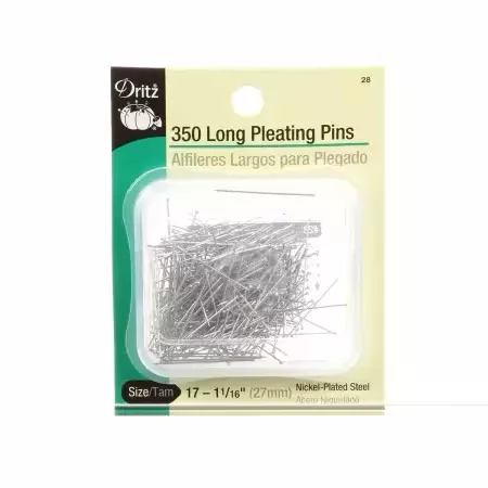 Long Pleating Pin Size 17 - 1 1/16in 350ct